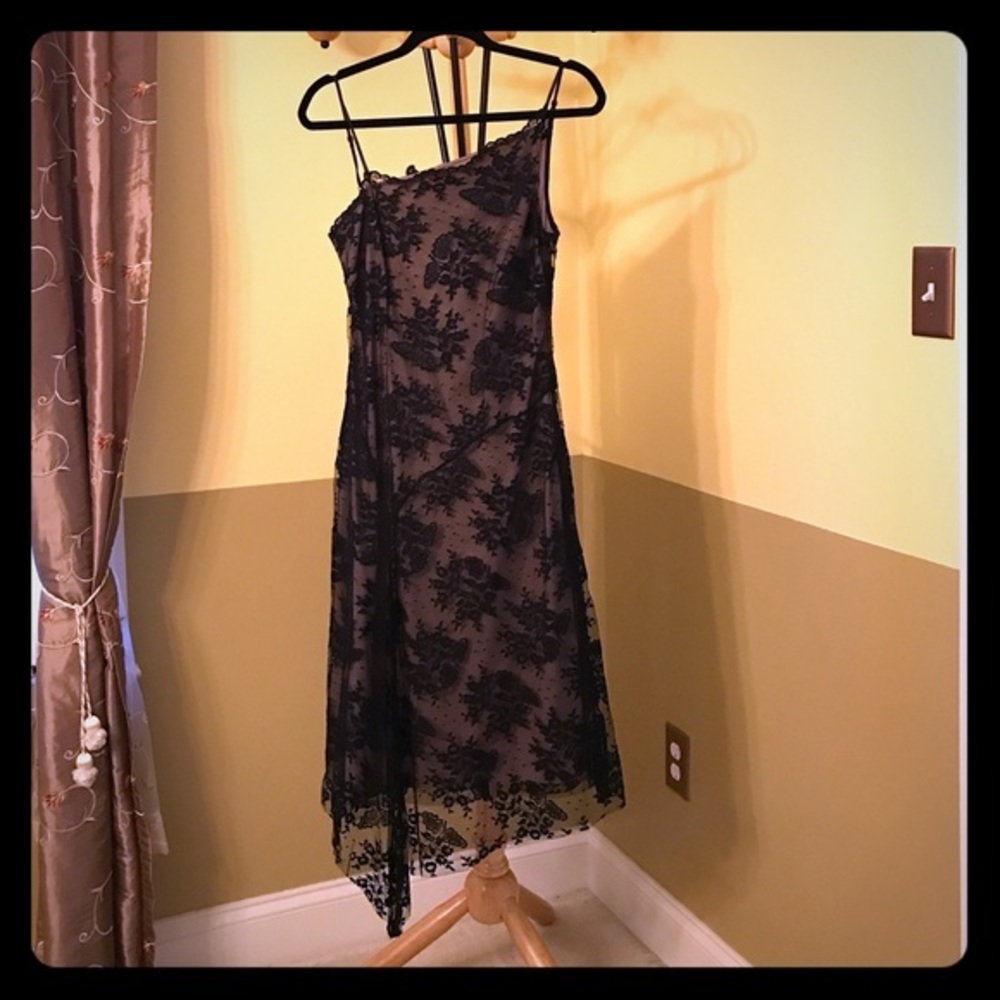 BCBG MAX AZRIA asymmetrical cocktail dress small